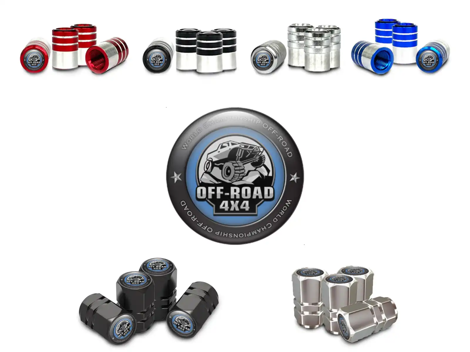 Tire Valve Caps Cars Modern Edition